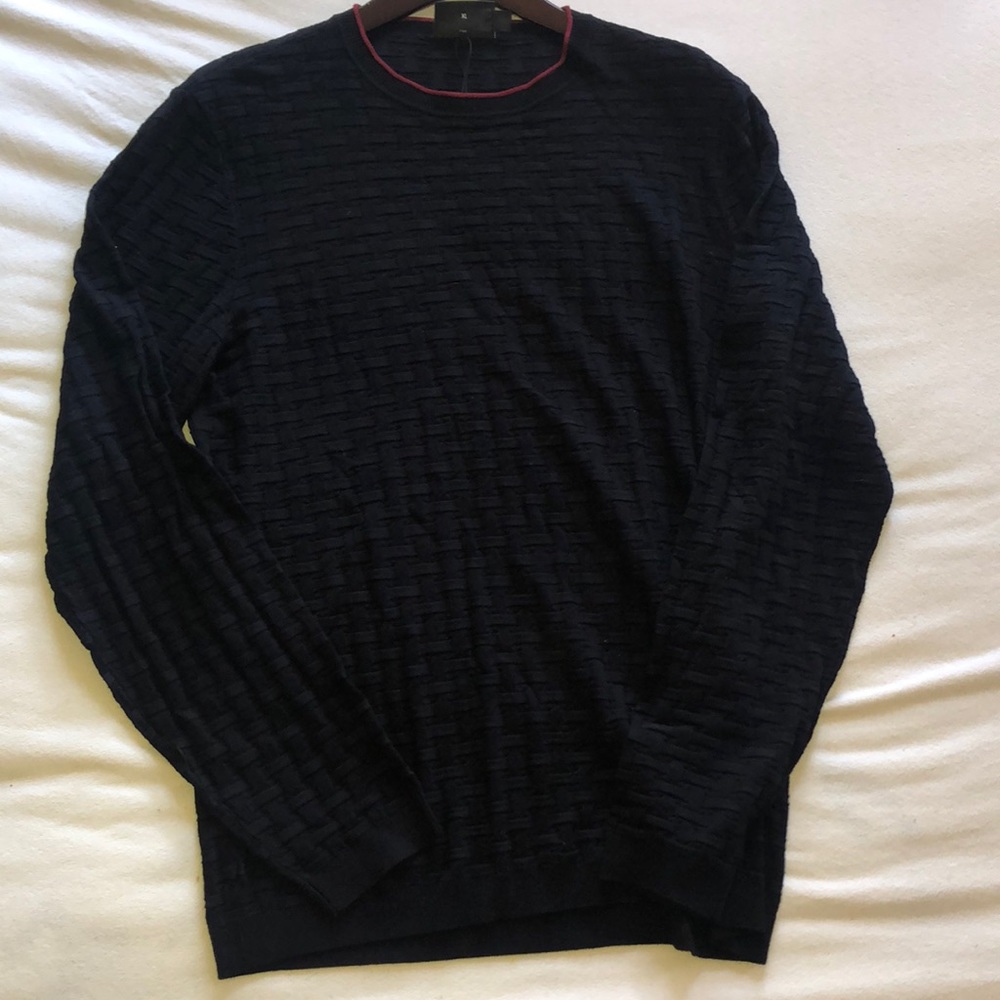 Emporio Armani Navy Blue Sweater - XL - new